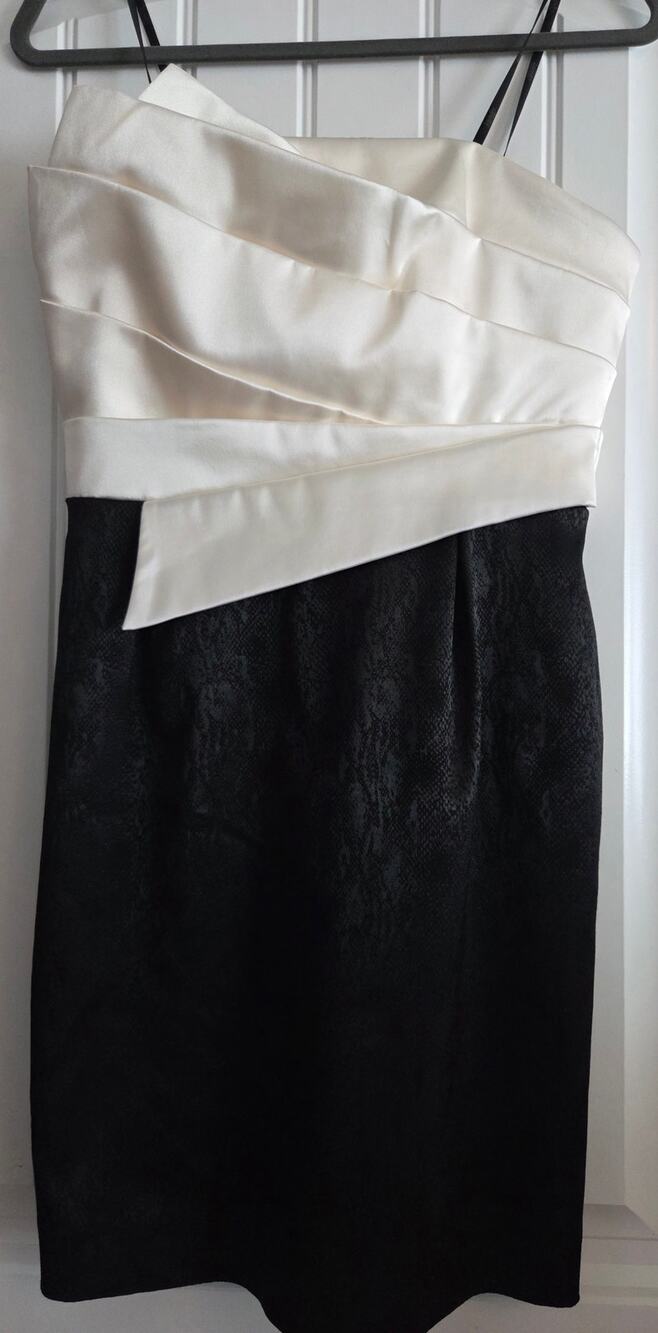 Laundry by Shelli Segal Satin Colorblock Cocktail Dress Size 4
